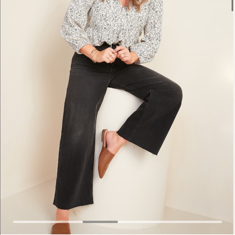 Wide Leg Extra High Rise Jeans